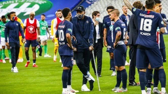 Kylian Mbappe: Striker PSG cedera karena tekel horor