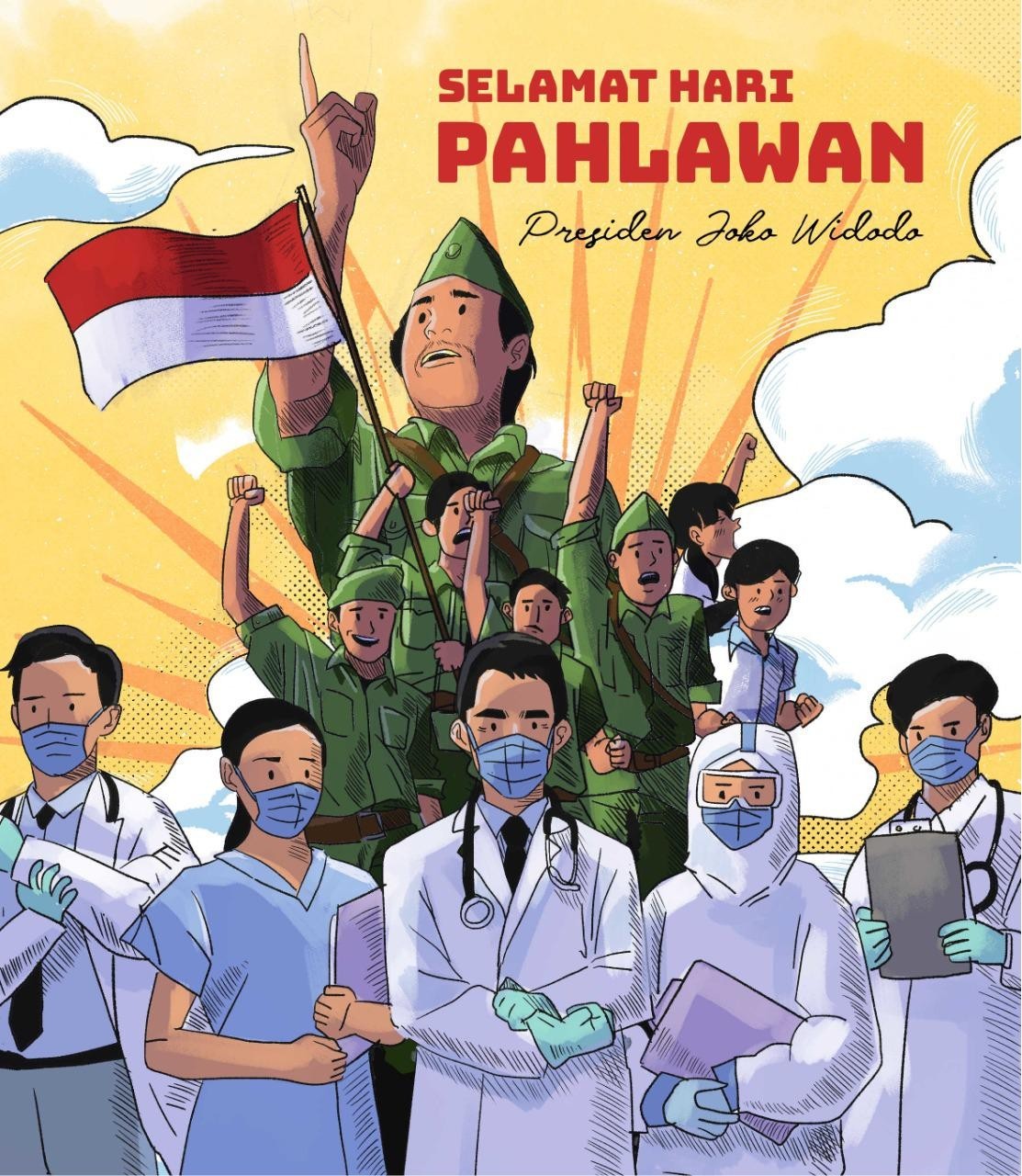 Pesan Presiden Jokowi di Hari Pahlawan Nasional 10 November