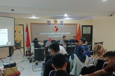 Sosialisasi Juknis Pembentukan PTPS, Bawaslu Kota Mojokerto ajak Perketat dan Perluas Penjaringan Perekrutan